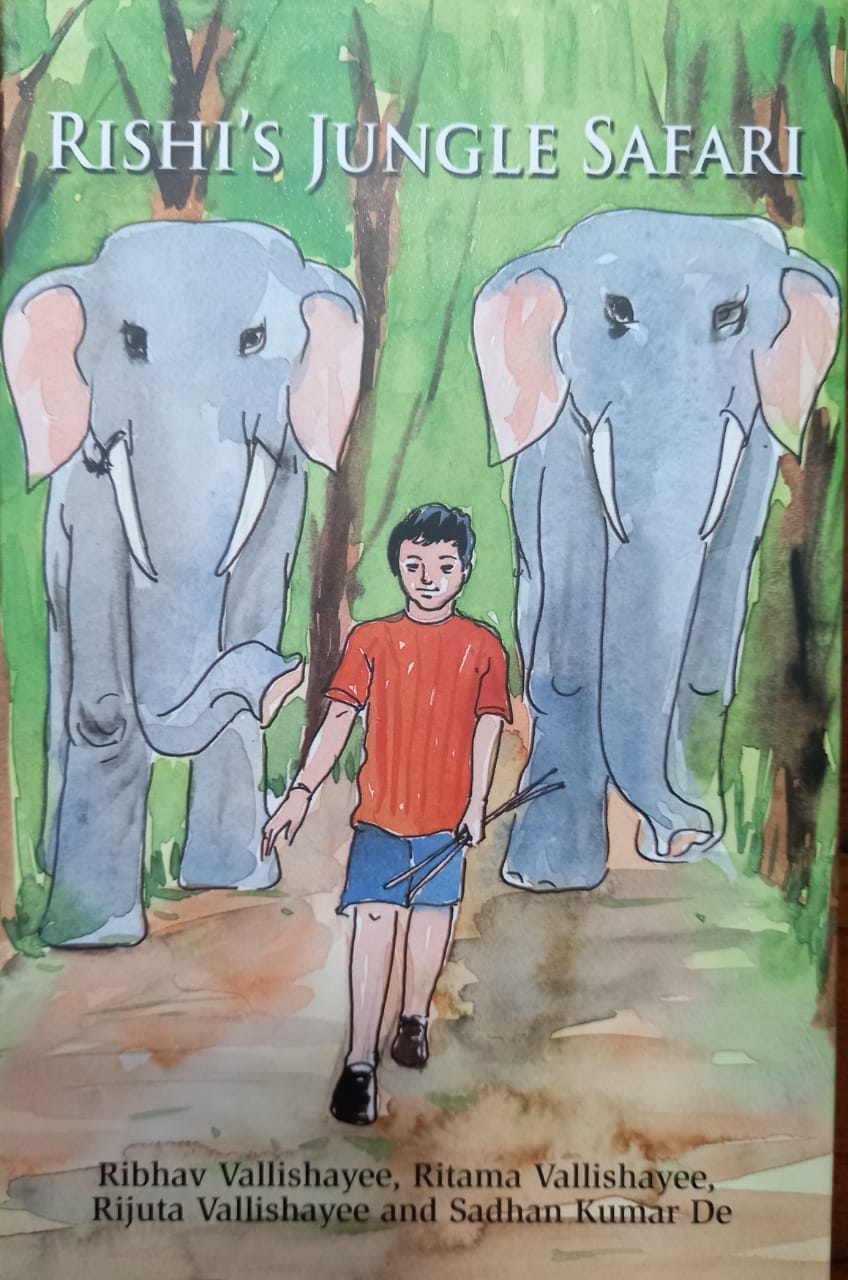 Jungle Safari - 1 Painting by Vrisha Milind Jhaveri